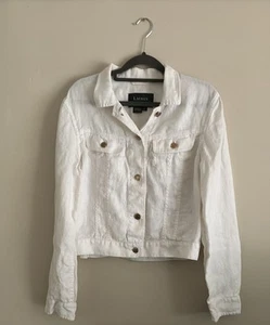 Ralph Lauren White Jacket 100% Linen - Picture 1 of 4