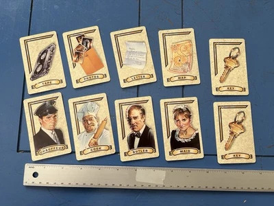 1995 Mystery Mansion Board Game Replacement Pieces 10 Clue Cards - Image 1 of 4