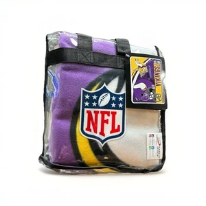Manta polar Minnesota Vikings NFL Northwest 80”x60” + bolsa transparente de la NFL - Imagen 1 de 4