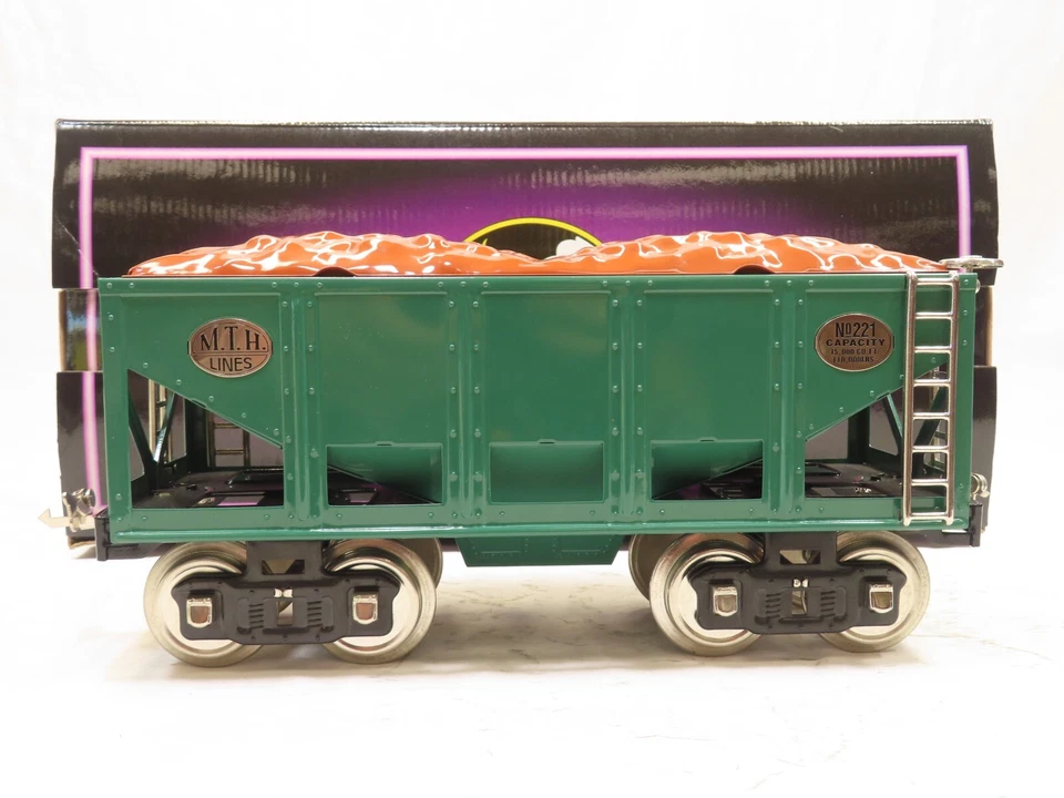 MTH 10-1146 Tinplate Traditions Lionel #221 Peacock Ore Car LN - Image 1 of 4