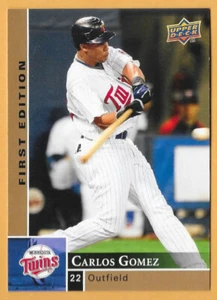 CARLOS GOMEZ MINNESOTA TWINS #178 - UPPER DECK FIRST EDITION NM-MT 2009 - Picture 1 of 2