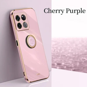 Do OnePlus 8T 9R 10 Pro ACE Plating Miękki odporny na wstrząsy uchwyt pierścieniowy Etui Cover - Zdjęcie 1 z 19