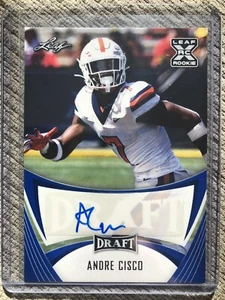2021 Leaf Draft Autographs #BAAC1 Andre Cisco RC Auto Jaguars Syracuse - Picture 1 of 2