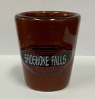 Shoshone Falls Usa Idaho Shot Glass Brown