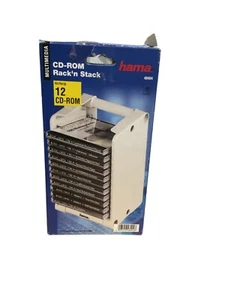 hama® CD-ROM Rack'n Stack Aufbewahrung Regal CD - Afbeelding 1 van 3