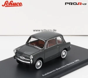 MODELLINO AUTO STATICO SCHUCO AUTOBIANCHI COUPE GRIGIO MODELLISMO SCALA 1:43 - Foto 1 di 7