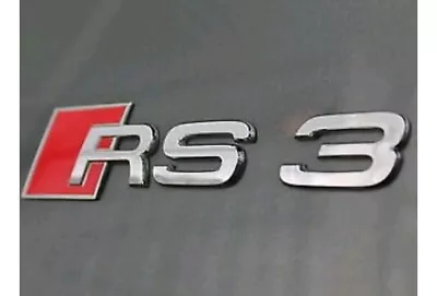 AUDI ORIGINAL TEILE Emblema posteriore originale Audi segno RS3 logo Audi scritta cromata 8P0853740