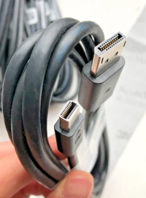 DEL OEM ORIGINAL Mini DisplayPort to DisplayPort adapter Cable, 1.8m Fast 48H - Image 1 of 4