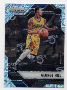 2016-17 Panini Prizm GEORGE HILL Rare SILVER/BLACK MOJO #/25 Milwaukee Bucks 106