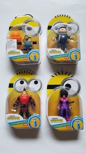 4 Minions The Rise of Gru Imaginext Stuart Svengence Belle Bottom Figuren Set - Bild 1 von 3
