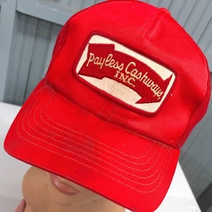 VTG Payless Cashways Kansas City Old Snapback Baseball Cap Hat - Picture 1 of 9