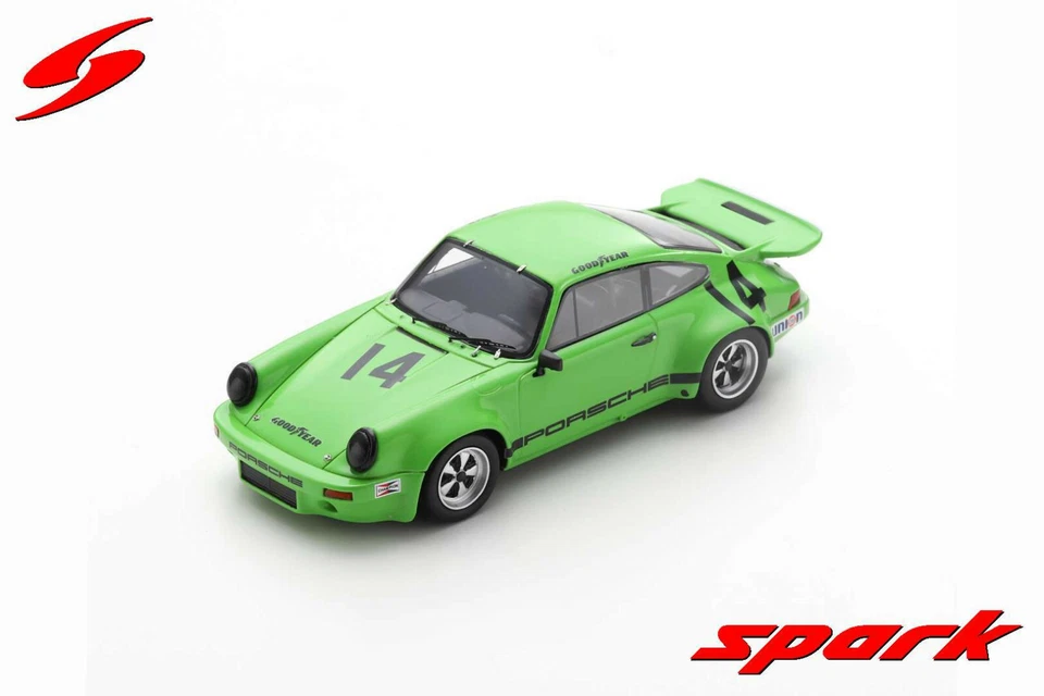 Spark 1/43 Porsche 911 RS 3.0 #14 IROC Riverside 1973 Fittipaldi US141 - Immagine 1 di 1