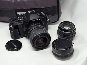 Vintage Pentax P30 SLR Film Camera and Pentax 50mm 28-70mm Lenses - Picture 1 of 12
