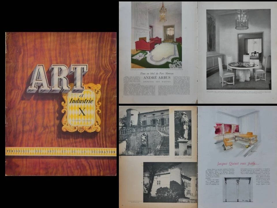 ART ET INDUSTRIE n°X 1947 - ANDRE ARBUS, JACQUES QUINET, MORICE LIPSI - Photo 1/1