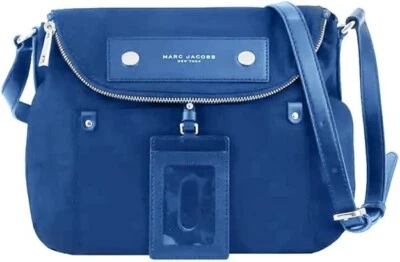 MARC JACOBS M0014625 PREPPY NATASHA BLUE W/ SILVER HARDWARE WOMENS CROSSBODY BAG - Image 1 of 4