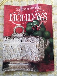 PRISTINE “SOUTHERN ACCENTS” ‘HOLIDAYS’ MAGAZINE WINTER 1988 EX~CONTENTS PHOTO - Picture 1 of 3