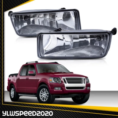 Fit For Ford Explorer 2006-2010 & Sport Trac 2008-2010 Fog Lights Left+Right - Image 1 of 4