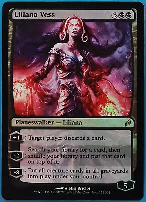 Liliana Vess FOIL Lorwyn PLD Black Rare MAGIC MTG CARD (ID# 460481) ABUGames - Image 1 of 2
