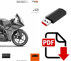 USB - KTM 2023 - RC 390 GP - SERVICE REPAIR WORKSHOP - Picture 1 of 6