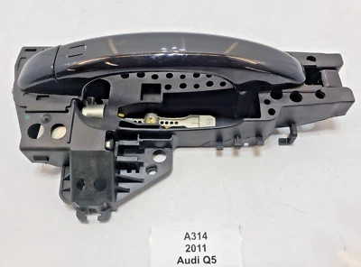✅ Manija de puerta exterior de pasajero delantero derecho negro OEM Audi Q5 SQ5 2009-2017 Foto 1 de 4