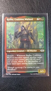 Radha, Coalition Warlord Etched Foil 0120 M PF MTG Multiverse Legends Series - Picture 1 of 2