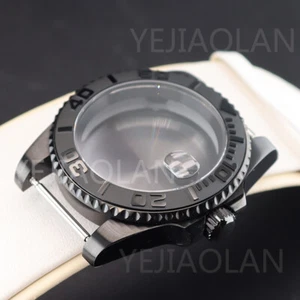 40mm Watch Cases sapphire glass Fof Seiko Nh35 Nh36 Nh38 Eta 2824 Movement diver - Picture 1 of 10