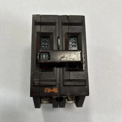 ДВУХПОЛЮСНЫЙ АВТОМАТИЧЕСКИЙ ВЫКЛЮЧАТЕЛЬ WADSWORTH 100 АМПЕР 2P 240 ВОЛЬТ ПРОТЕСТИРОВАН - Изображение 1 из 4