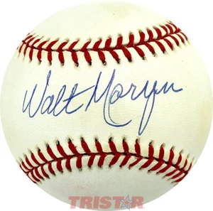 WALT 'MOOSE' MORYN SIGNED AUTOGRAPHED NL BASEBALL PSA - DODGERS, CUBS, CARDINALS - Picture 1 of 2