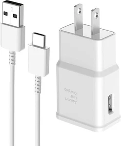 Fast Adaptive Rapid Charger Type-C Cable For Samsung Galaxy Tab A7 Lite 8.7 T220 - Picture 1 of 9