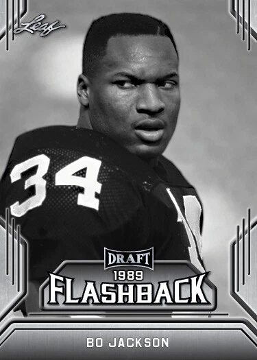 Lote de 25 quilates Bo Jackson 1989 Leaf Draft fútbol americano novato flashback radiocontrol Foto 1 de 1
