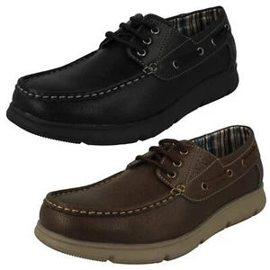 Mens Thomas Blunt Boat Style Shoes 'A2203' - Picture 1 of 19