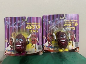 X2 Vintage 1987 California Raisin Wind Up Toys No. 12412 NIB (CW-021) - Picture 1 of 9