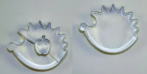 Ausstecher/Ausstechform "IGEL MIT APFEL + UNTERTEIL" Linzer 2-tlg. - Bild 1 von 1