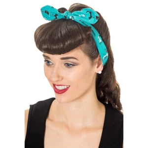 Banned Vintage Rockabilly Haarband Stirnband Haarreif - Mirielle Katzen - Bild 1 von 2