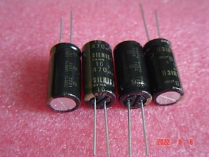 4 pcs 470uF 16V ELNA RFS COD 1602 SILMIC II AUDIO 85° Capacitor Kondensator  NEU - Bild 1 von 2