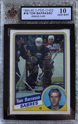 1984-85 O-PEE-CHEE OPC TOM BARRASSO RC KSA 10 - Image 1 of 2