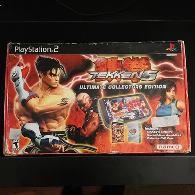Tekken 5 Ultimate Edición Coleccionista HORI Arcade Stick PlayStation 2 PS2 Foto 1 de 4