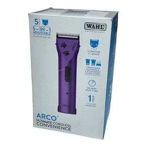 Wahl 8786-1001 Kit Cortapelos Inalámbrico Profesional Animal Arco Mascotas - Púrpura - Imagen 1 de 4