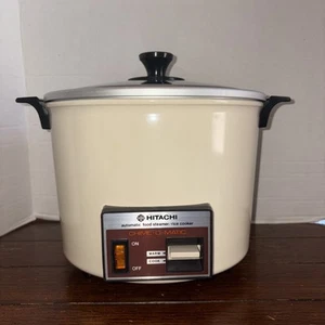 Hitachi 10 tazze Chime-O-Matic vaporiera per alimenti cuociriso modello RD-6103 vintage - Foto 1 di 9