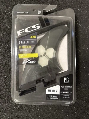 FCS II AM AirCore Medium Thruster Fin Set Al Merrick PC Surfboard Fins - Image 1 of 2