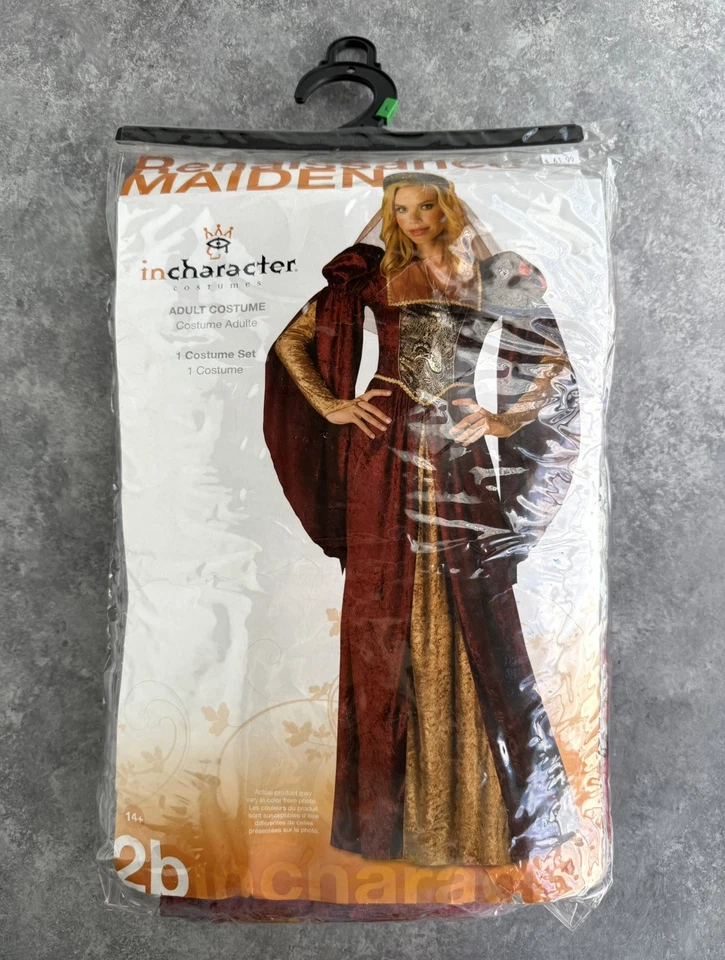 Disfraces Incharacter Renacimiento Vestido de Doncella Halloween Ren Faire Talla Grande Foto 1 de 4