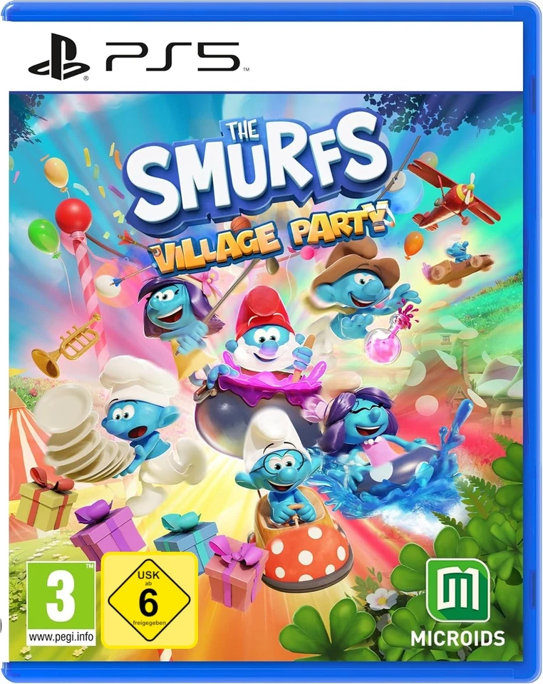 Die Schlümpfe: Village Party - PS5 PlayStation 5 - NEU OVP - *Blitzversand*