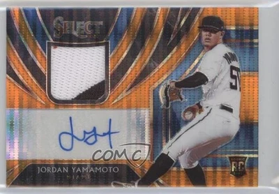 2020 Select Rookie Jersey FOTL Orange Pulsar Prizm /10 Jordan Yamamoto Auto RC - Image 1 of 2