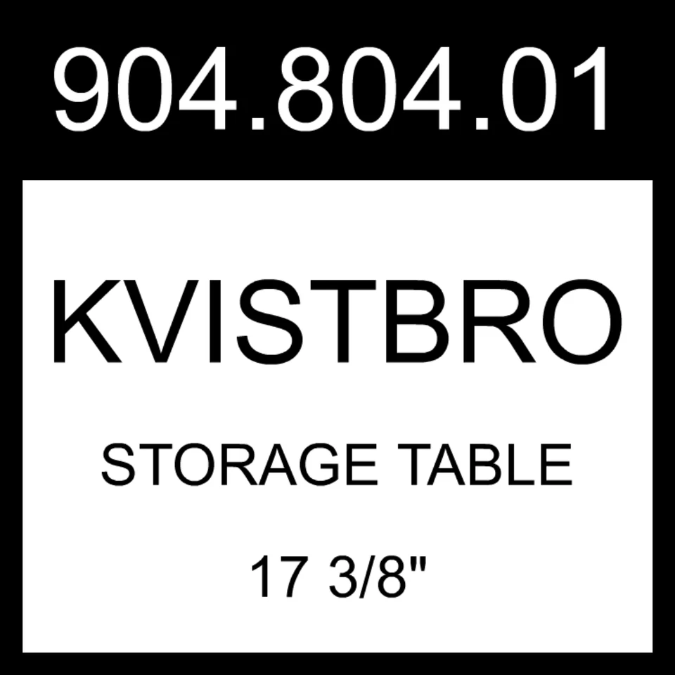 Стол для хранения IKEA KVISTBRO черный 17 3/8 дюйма 904.804.01 - Изображение 1 из 1