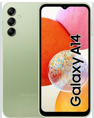 SAMSUNG GALAXY A14 4+128GB 6.5" DUAL SIM GREEN ITALIA - Immagine 1 di 4