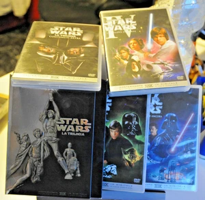 STAR WARS - LA TRILOGIA - DVD MASTERIZZATO IN DIGITALE - 4 DISCHI IN COFANETTO - Picture 1 of 6