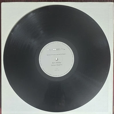 KIM WILDE -SANJAZZ MEGAMIX 12 INCH UK WHITE LABEL PROMO FROM 1990, MINT - Image 1 of 2