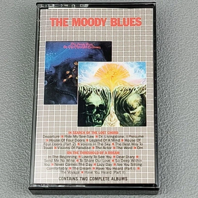 MOODY BLUES COMPILATION CASSETTE DOUBLE ALBUM - LOST CHORD + THRESHOLD Tested - Image 1 of 4