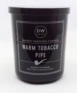 1 x 15.3 oz. DW Home WARM TOBACC0 PIPE  2 - Wick Large Jar Candle - Picture 1 of 2
