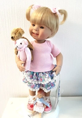 New Amelia by Dianna Effner Full Vinyl Artist Doll, 32cm, Certificate, New - Image 1 of 4